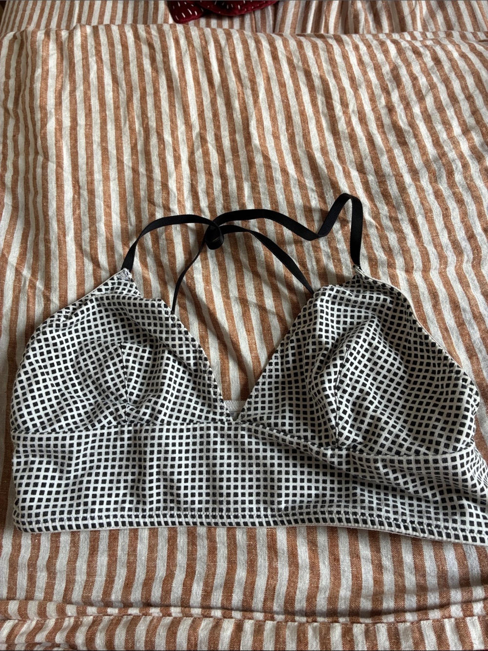 Medium Madewell Black & White Bralette